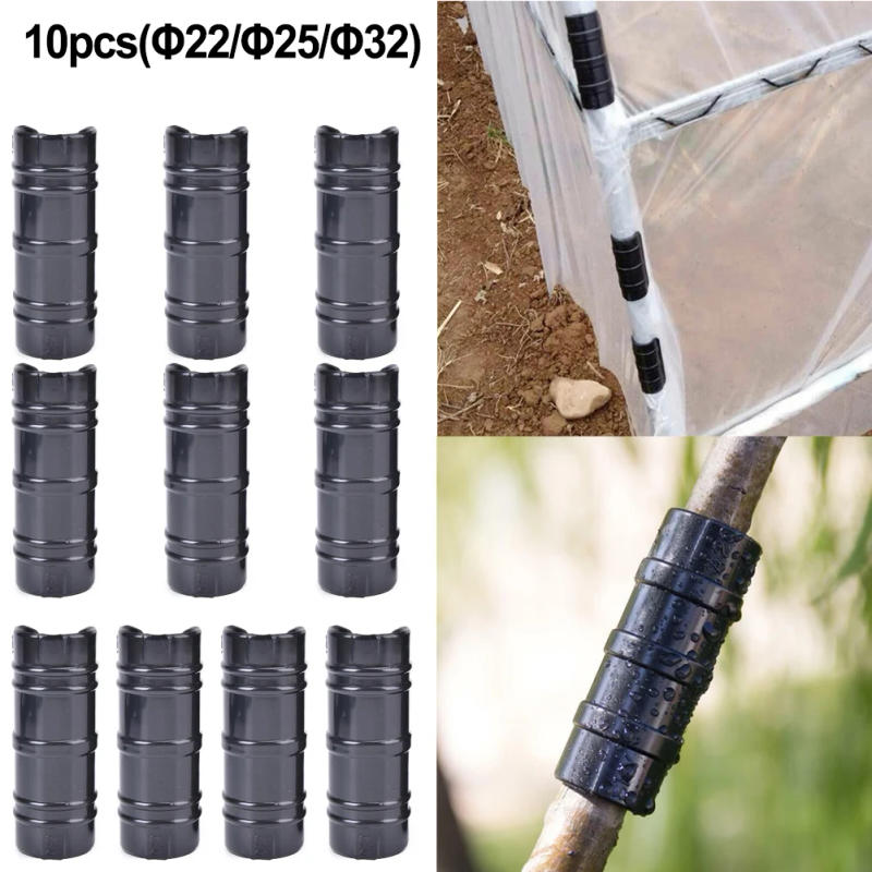 Description Picture 3 of item10pcs Greenhouse Frame Tubing Film Clamp Connectors Kit Garden Buildings Tube Clips Fixed Fasten 22/25/32mm Garden Supplies
