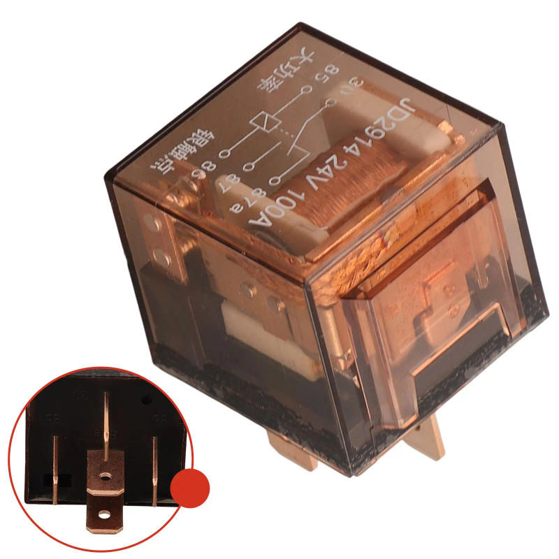 Description Picture 4 of itemWaterproof Car Relay DC 12V 24V 100A 5-pin SPDT Control Device Relay Switch Electrical Equipment Power Tools Accessories