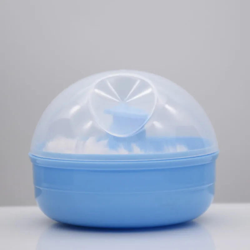 Description Picture 2 of itemNew High Quality Baby Soft Face Body Cosmetic Powder Puff talcum powder Sponge Box Case Container 1PCS Wholesale
