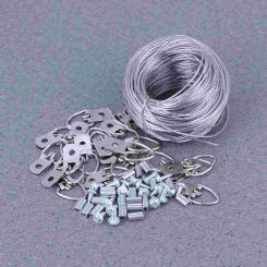 Rubber Wire Rope Picture Hanging Wire Picture Hanger Picture Wire Rope With Photo Frame Hanging Hook Rust Proof Hardware Part