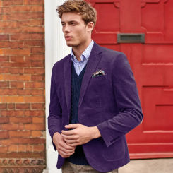 B.A3706 Men's Solid Color Blazer Jacket Wedding Business Casual Dress Suit Jackets Slim Fit Handsome Gentleman Suit Coat