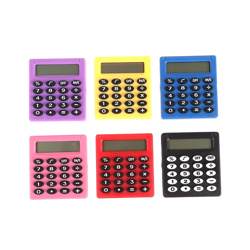 Description Picture 6 of itemBoutique Stationery Small Square Calculator Personalized Mini Candy Color School and Office Electronics Creative Calculator