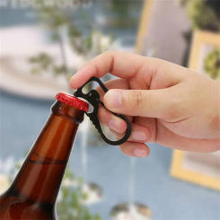 Carabiner Keychain Outdoor Tool Climbing Accessory Bottle Opener