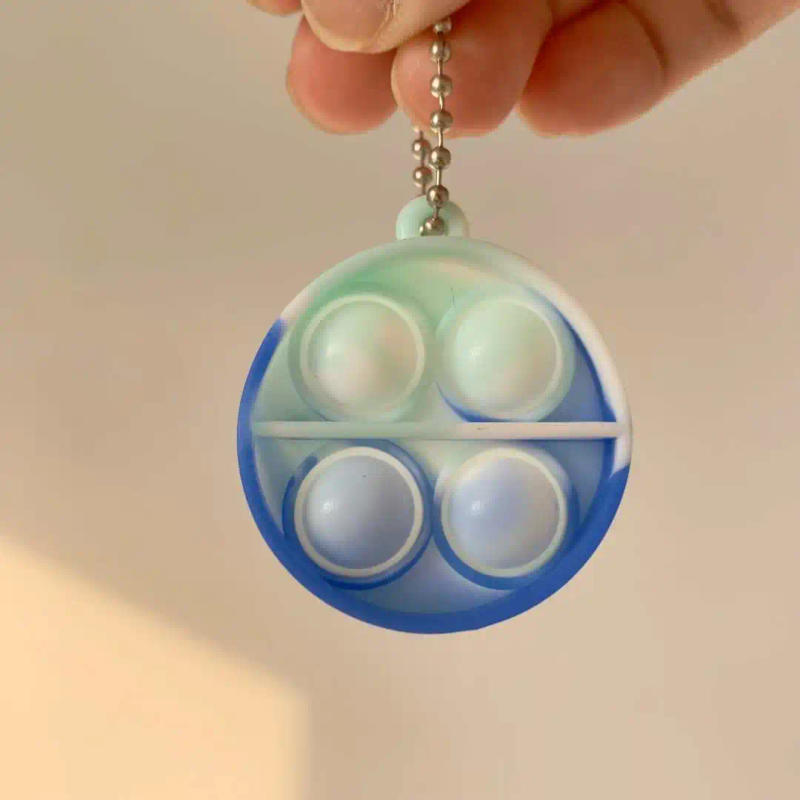 Description Picture 3 of item10/20Pcs Pop Fidget Toys Mini Keychain Toddler Sensory Toy Gifts Kids Birthday Party Favors Pinata Goodie Bag Fillers Wedding