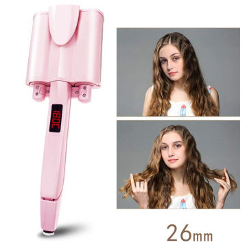 Hair Curling Iron Ceramic Triple Professional Hair Curler 32MM Deep Waver Egg Roll Hair Styling Tools Styler Wand Curler Irons