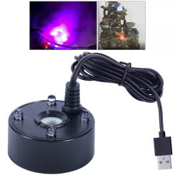 5V USB Mist Maker Fogger With LED Fog Maker Machine LED Colorful Lights Home Decoration Water Cycle Fogger Landscape Spray
