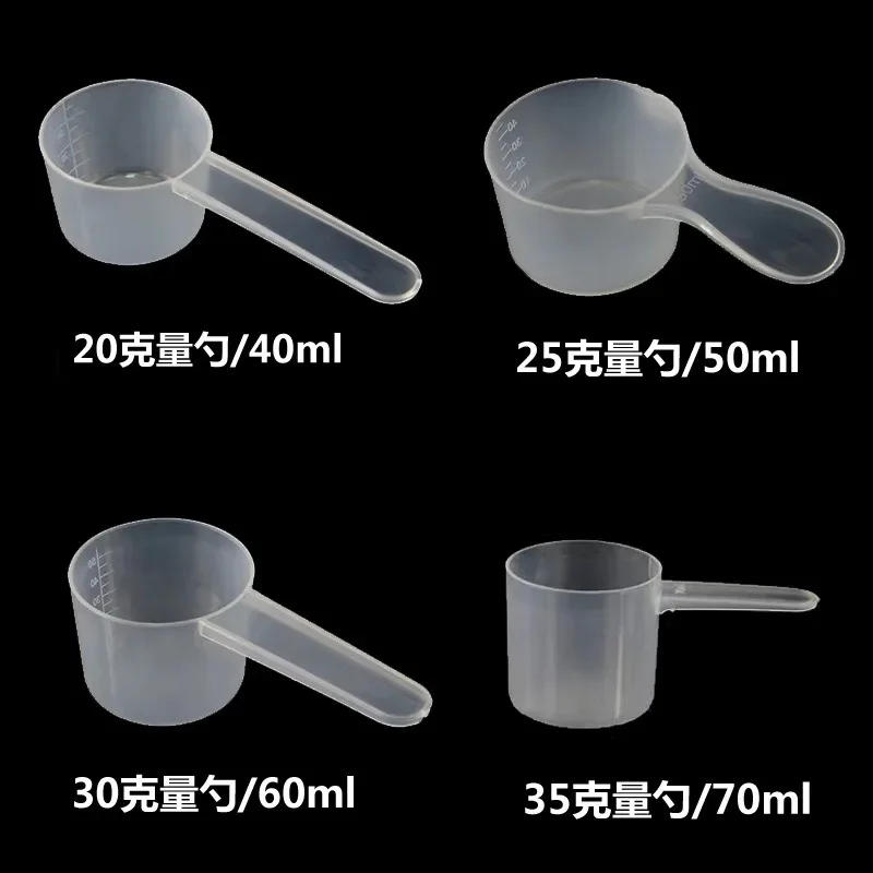 Description Picture 6 of itemKitchen Measuring Spoon 50/60ml Plastic Measuring Coffee Scoop with Scale Baking Utensils Milk Powder Laboratory Liquid Spoon