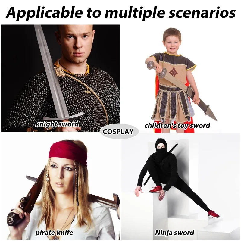 Description Picture 5 of itemKatana Sword Belt Holster Real Japanese Katana Samurai Sword Back Straps Demon Slayer Waist Sleeve Straps Anime Cosplay Prop