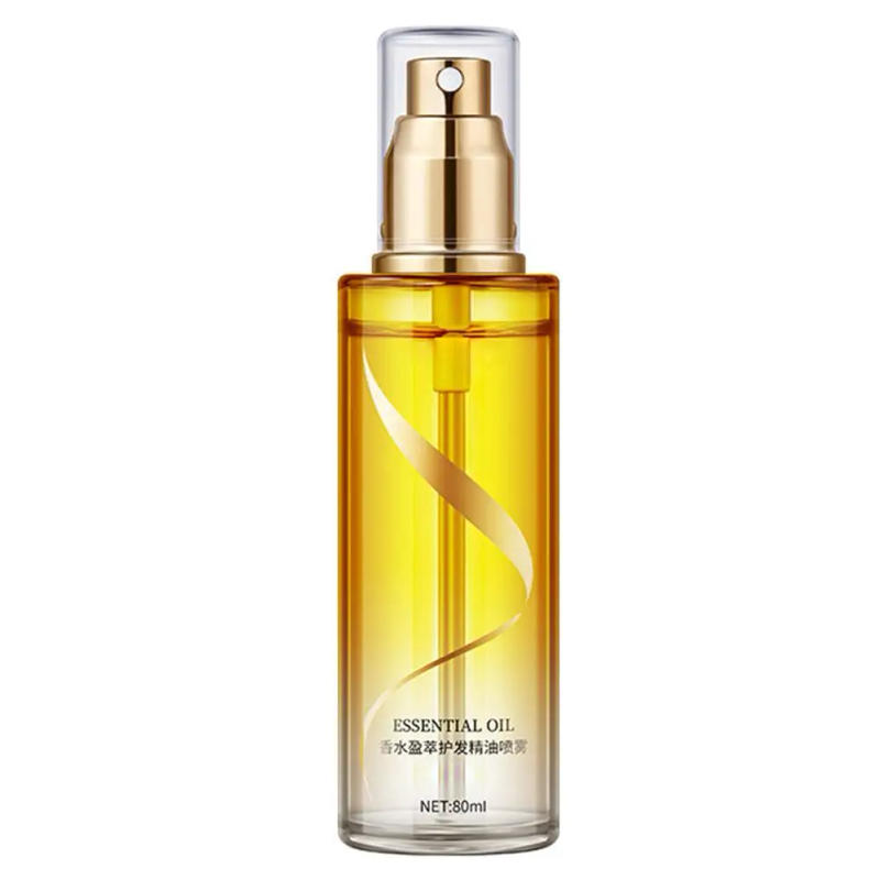 Description Picture 3 of item80ml Fragrance Hair Care Essential Oil Spray Repair Treatment Nourishment Smooth Frizz Nursing Oil Hair Damaged Hair Scalp X4C4