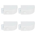 4 Pcs Window Stopper Security Lock Bars Door Safety Plastic Sliding Glass Locks Child