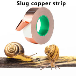 Portable Copper Foil Tape Strip Adhesive EMI Shielding for Slug Snail Barrier Repellent Pest Repeller Accessories