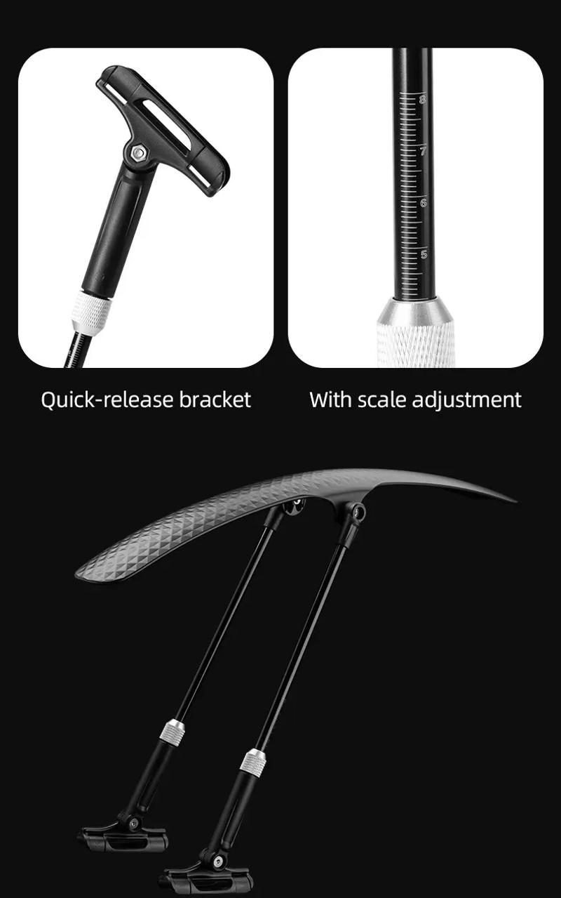 Description Picture 5 of itemROCKBROS Bicycle Mudguard Bike Fender PP Soft Plastic Mudguard Strong Toughness Road Suitable For Bicycle Protector Accessories