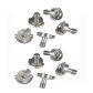 10x Steel screw Hex