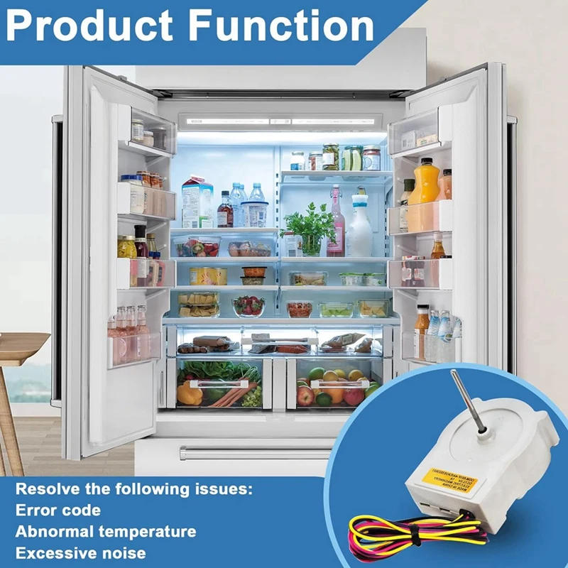 Description Picture 3 of itemEAU63923601 ODM-001F-4A Refrigerator Condenser Fan Motor Double Door Fan DC Motor For LG Haier Refrigerator