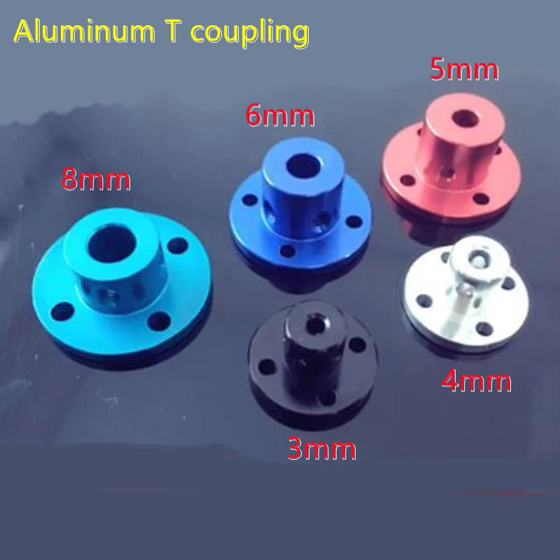 Description Picture 2 of item1 sets Aluminum Alloy Flange Coupling Coupler 3mm 4mm 5mm 6mm 8mm Purple Seat Axle Shaft Support 1set 3D printer Accessories