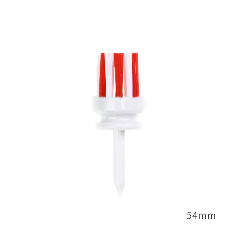 Description Picture 5 of item4Pcs/lot Plastic Golf Tees Brush Unbreakable Tee 54/70/83mm Golfing Tees Plastic Long Ball Base Low Friction Brush Support Tee