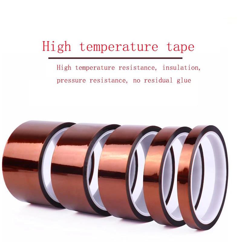 Description Picture 2 of item30M/Roll High Temperature Thermal Insulation Tape Used to Protect CPU and 3D Printer Work Surface PCB Circuit Board