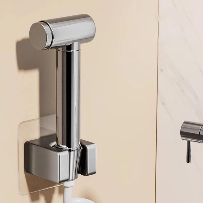 Description Picture 6 of itemShower Holder Handheld Showerhead Bracket Bathroom Wall Mount Bracket Adjustable Polished Punch-Free Shower Nozzle Fixed Base