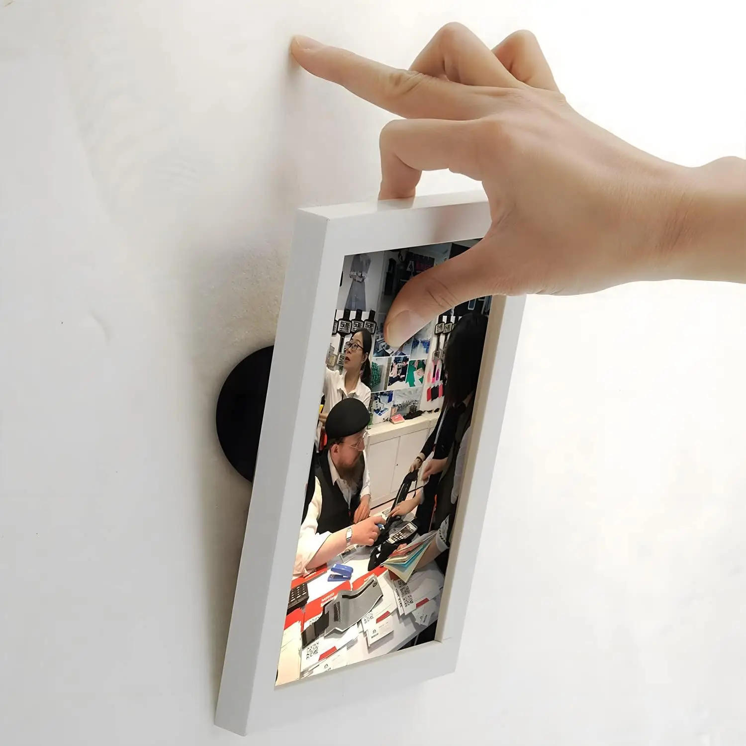 Description Picture 5 of item5/10Pairs Self Adhesive Fastener Dots Hook Loop Strong Tape With Stickers Adhesive Tape For Home Bed Sheet Sofa Mat 50/60mm