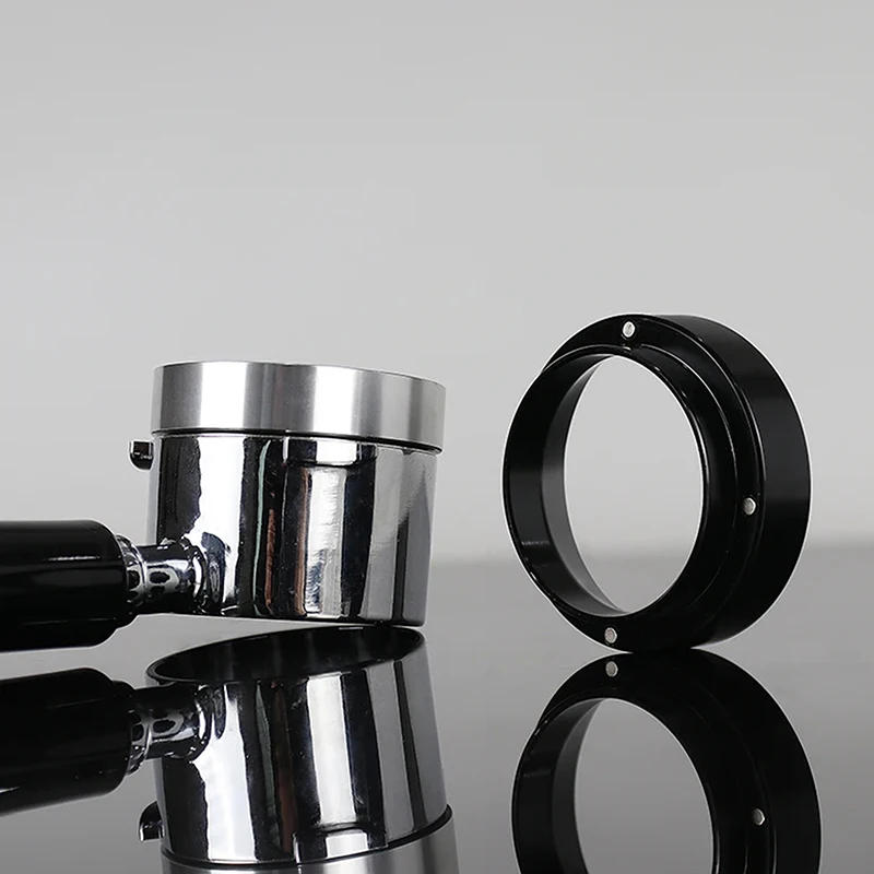 Description Picture 6 of item51mm 53mm 58mm Coffee dosing ring Magnetic coffee portafilter Barista funnel Tools