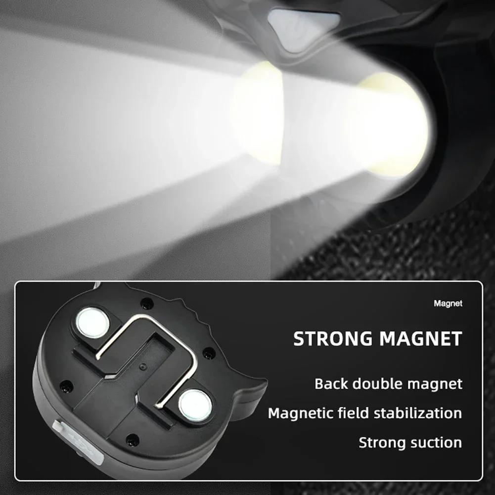 Description Picture 4 of itemCOB Owl Headlamp Waterproof USB Rechargeable Headlight with Hook and Magnetic for Adults Children Running Fishing Riding Camping