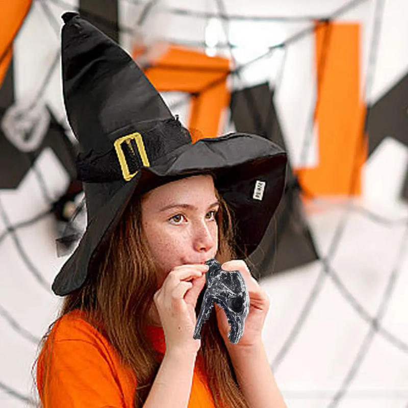 Description Picture 3 of itemAztec Death Whistle Portable Scary Whistle Screaming Aztec Whistle Collectible Weird Sound Whistle Small Whistle for Halloween