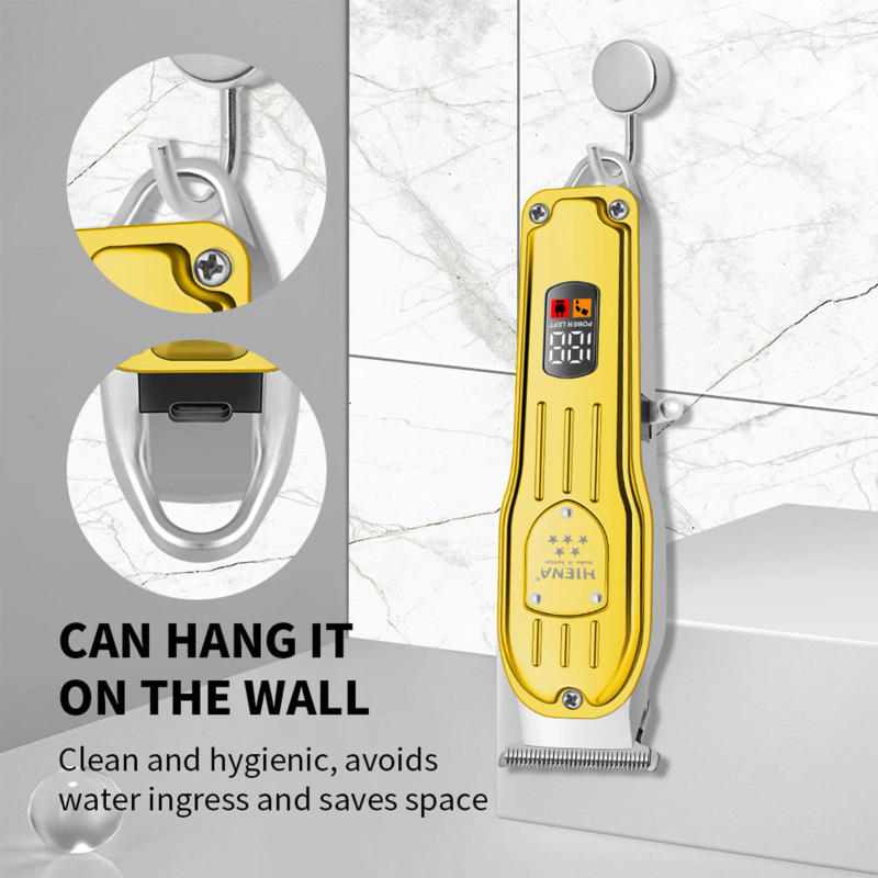 Description Picture 4 of itemHIENA Professional hair clippers set for men 4pcs limit guide comb Salon Electric Hair Trimmer Rechargeable Low Noise haircut