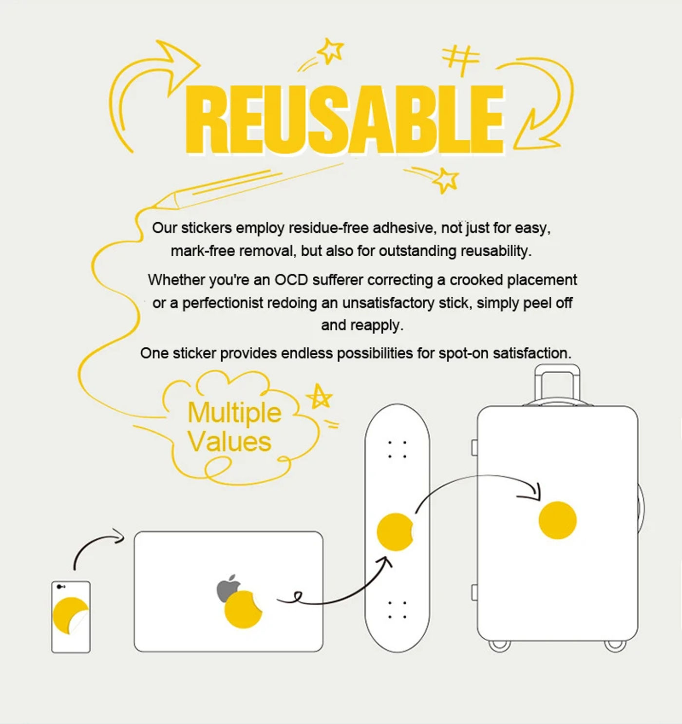 Description Picture 6 of item59pcs Minecraft Graffiti Sticker Cartoon waterproof Sticker Laptop Water Bottle Notebook Skateboard Stickers