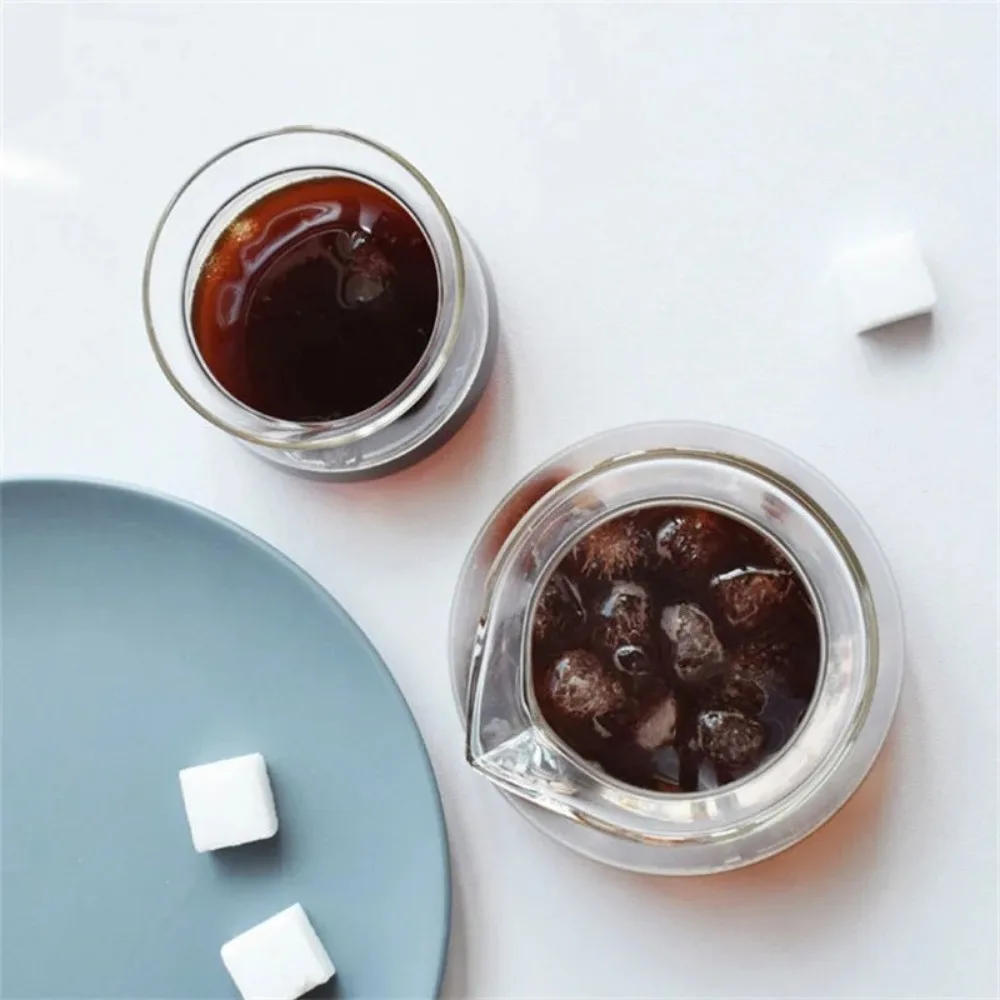 Description Picture 5 of itemCold and Heat Resistant Coffee Aroma Cup Hand-brewed Coffee Pot Coffee Sharing Pot 210-520ml High Borosilicate Glass Coffeeware