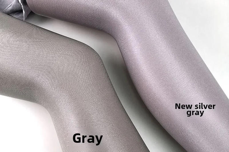 Description Picture 3 of itemStage Oil Light Socks Perform Oil Light Pantyhose Reflective Stockings Oil Bright Glittering Socks Tights for Women Skirt Sissy