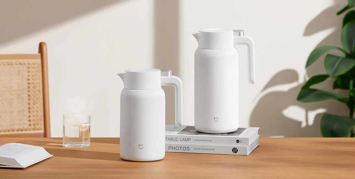 Description Picture 4 of itemIconic Brand MIJIA Insulated Kettle 1.5L/2L,316L Stainless Steel,Easy Cleaning,Long-lasting Temperature Control Lock Thermos Kettles