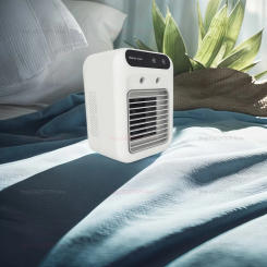 Portable USB Desktop Humidification Spray Fan Small Cooling Fan Mini Air Cooler for Home Office Travel Use