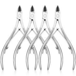 Professional Cuticle Cutter Nail Nippers Scissors Manicure Pusher Pedicure Tong Dead Skin Remover Nail Cuticle Regrowth Tool