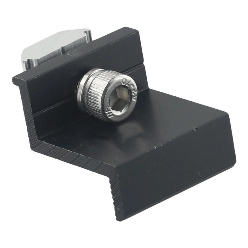 Description Picture 4 of item1Pc End Clamp/Medium Clamp Solar Panel Bracket Fixing PV End Clamp Aluminum Alloy AL6005-T5 NimM8*25 Stainless Steel Screws SUS3