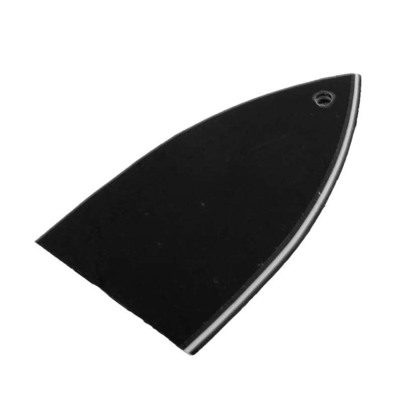 Description Picture 5 of itemParts & Accessories Truss Rod Cover Plastic Triangle Type White & Black 1.72x0.98x0.07Inch 43.5x25x1.8MM Brand New