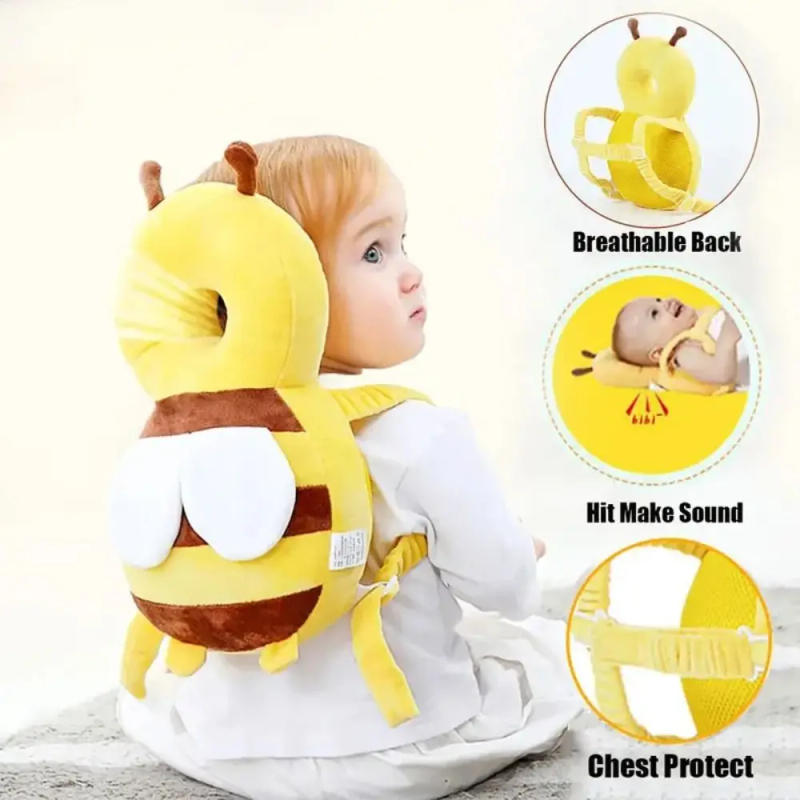 Description Picture 2 of itemLearn Walk Head Protector Cushion Head Back Protector Baby Protect Pillow Anti Fall Backward Cap Carry Cartoon Kids Safe Bibi