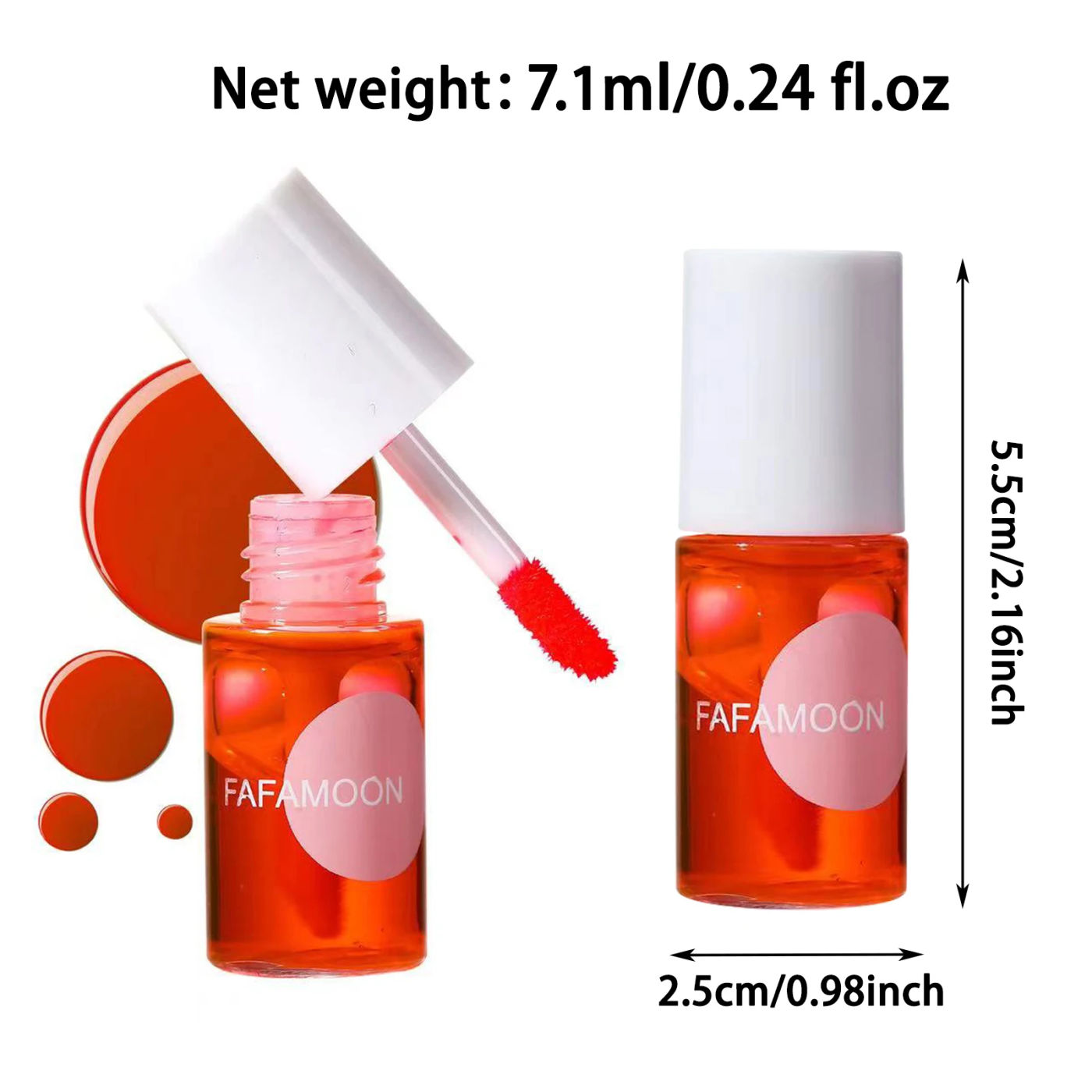 Description Picture 4 of itemFruity Lip Tint Water Gloss Tint, Moisturizing Non-transfer Liquid Lipstick, Long-Lasting Water Tint, Hydrating Lip Makeup