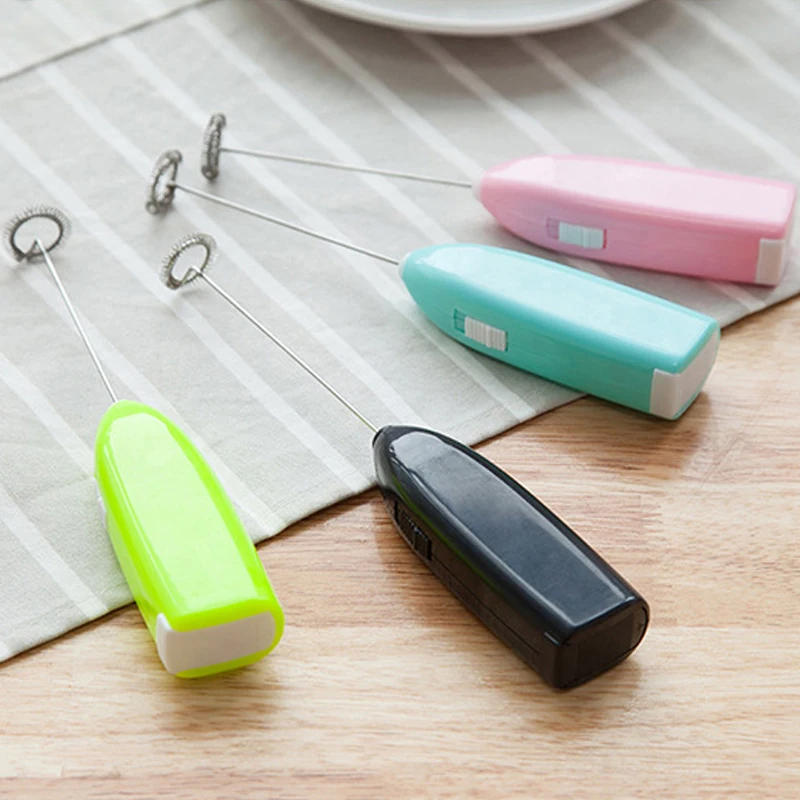 Description Picture 2 of itemEgg Beater Electric Milk Frother Household Small Mixer Manual for Coffee Cappuccino Cream Frothy Blend Eggs Beater Kitchen Whisk