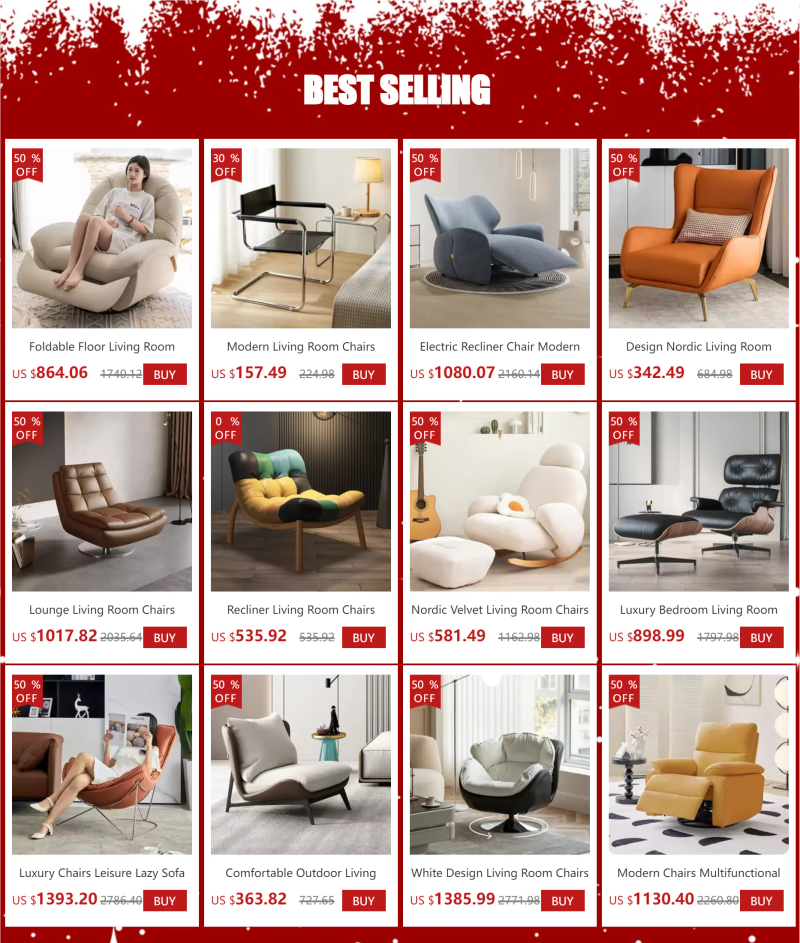 Description Picture 2 of itemModern Living Room Chairs Office Hand Vanity Mobile Relax Leather Stools Design Armchair Bar Chaises De Salon Dining Room Sets
