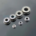 1Pcs Deep Groove Ball Bearing Inner Dia 2mm 3mm 4mm 5mm 6mm 8mm Motor Flange Bearing DIY Remote Control Car Model Materials