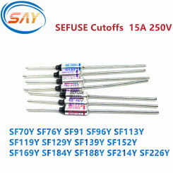 20PCS/LOT Thermal Fus SF240Y 240C SEFUSE Cutoffs  15A 250V Assortment Kit SF152Y SF76Y SF113Y SF91Y SF96Y SF188Y SF226Y