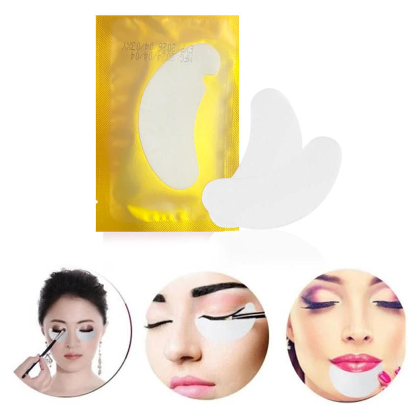 Description Picture 4 of item50 Pairs Set Under Eye Pads,Eyelash Extension Gel Patches, Lash Extension Lint Free Under Hydrogel Eye Mask Pads Beauty Tool