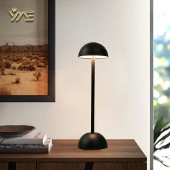 Nordic Table Lamp Bedside Table Bedroom Decoration Mushroom Lamp Luxury USB Rechargeable LED Lamp Vintage Wireless Touch Light