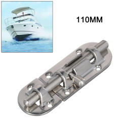1pcs Boat Door Lock Latch Car Stainless Steel Marine Boat Door Glass Lock Latch Slide Bolt Clasp 110mm Boat Door Lock Hardware