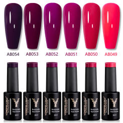 YOKEFELLOW 10ml Begonia Color Series Gel Nail Polish Semi Permanent Gel Nail Gel Varnish UV Soak Off Gel Nail Art Decoration