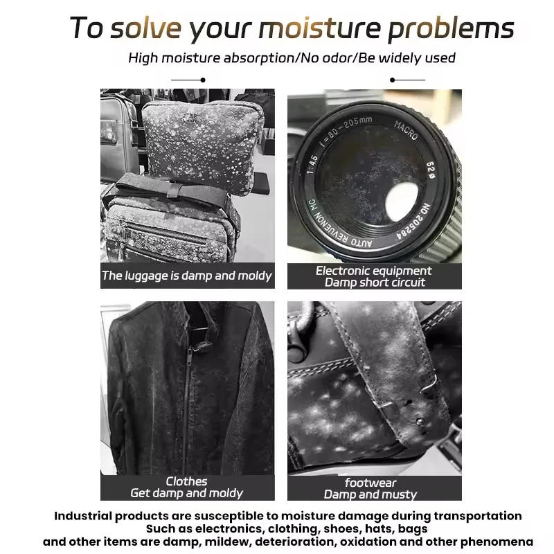 Description Picture 5 of item1g/2g/5g/10g/20g Nonwovens Silica Gel Desiccant Damp Moisture Dehumidifier Absorber Bag For Kitchen Room Electronics 3D printer