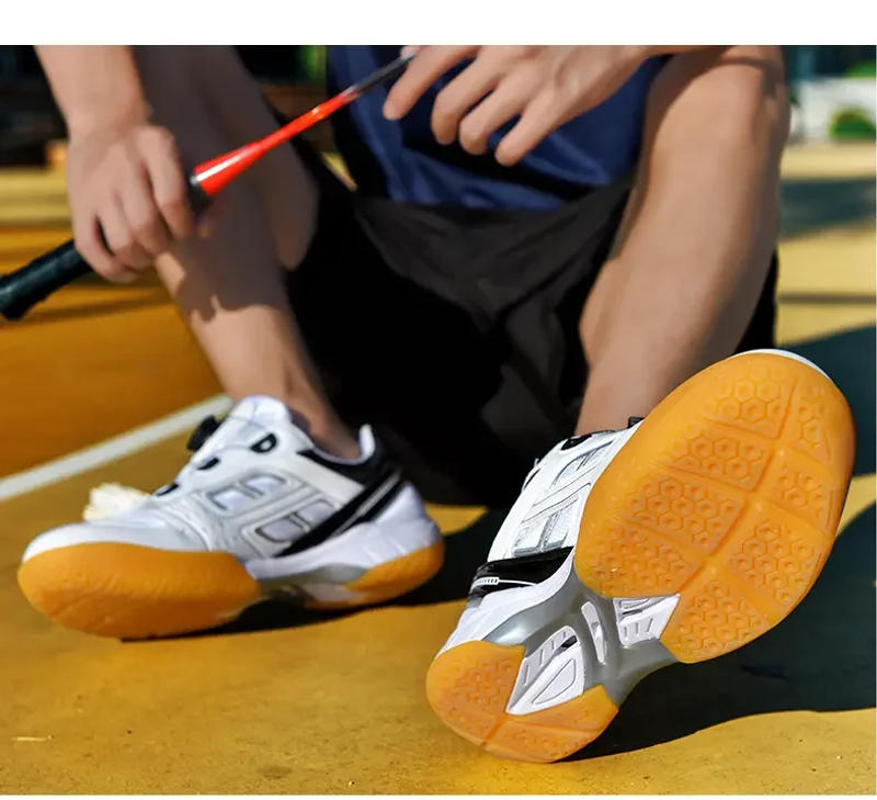 Description Picture 4 of itemSummer Men Breathable Badminton Shoes Professional Badminton Sneakers Luxury Tennis Shoes Light Weight Volleyball Sneakers Male