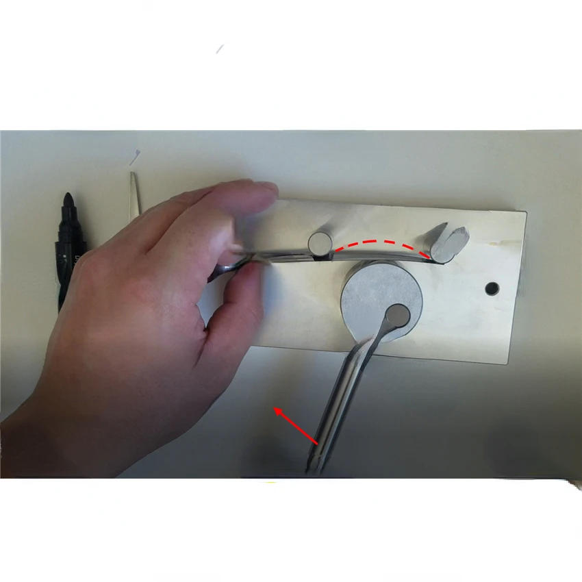 Description Picture 3 of itemDIY Gunting Busur Korektor Gunting Memutar Mesin Gunting Tukang Cukur Manual Alat Perbaikan Busur Adjuster Bulat Radian Korektor