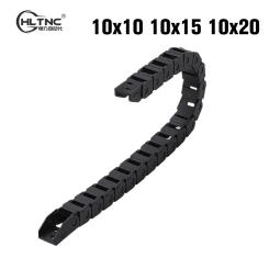 HLTNC Cable Drag Chain 10x20 10x15 10x10 mm Bridge Type Non-Opening Plastic Transmission Towline for 3d printer CNC Router