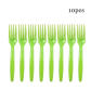 10pcs Green Fork